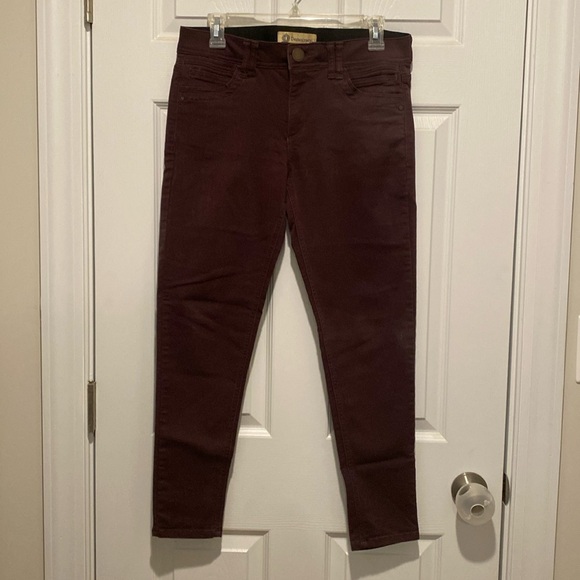 Democracy mid rise skinny plum ankle jeans - Picture 1 of 4